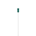 Lampa wisząca MODERNO  80 cm -szmaragdowa z białymi kloszami