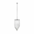 Lampa wisząca WAVE srebrna 40 cm