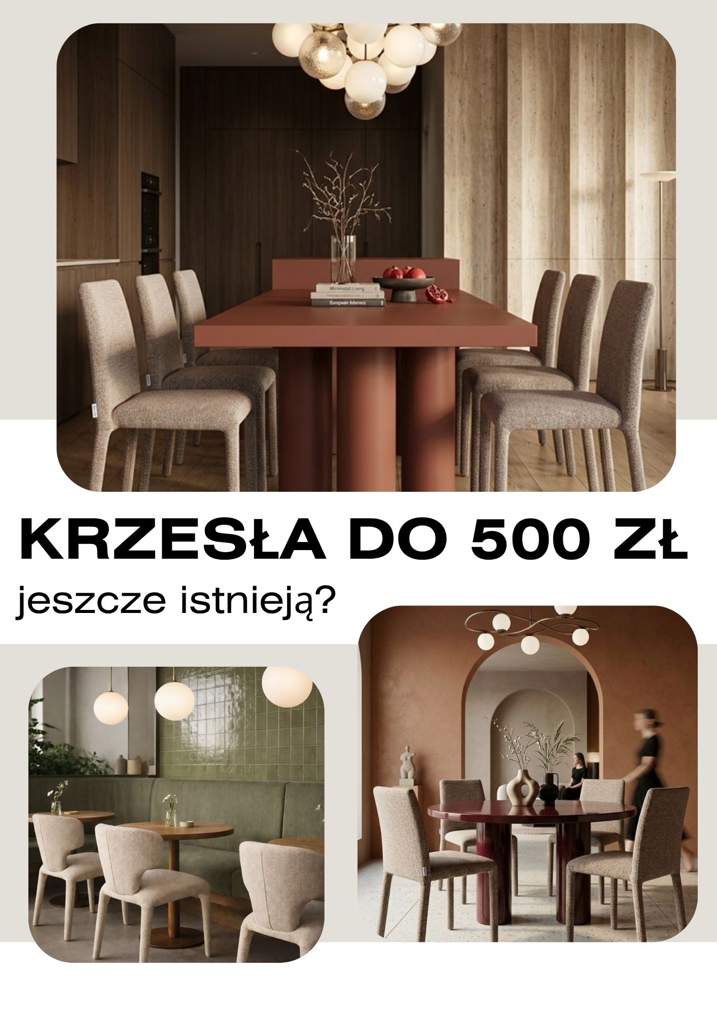 Krzesła do 500 zł jeszcze istnieją?